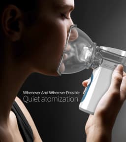 KIUZOU Medical Silent Mesh Nebulizer Handheld Asthma Inhaler Atomizer Kids Adult Nebulizador Mini Portable Nebulizer Humidifier