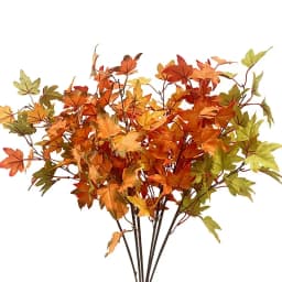 Simulation Maple Leaf Harvest Festival Thanksgiving Autumn Colors Festival Party Interior Decoration  Artificial Plants