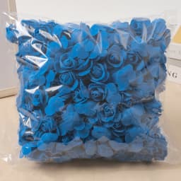 100/200/300Pcs Rose Artificial Flowers Foam Fake Flower for Home Decor Wedding Decoration Bride DIY Gift Carfts Wreath Accessory