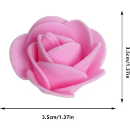 100/200/300Pcs Rose Artificial Flowers Foam Fake Flower for Home Decor Wedding Decoration Bride DIY Gift Carfts Wreath Accessory