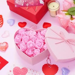 100/200/300Pcs Rose Artificial Flowers Foam Fake Flower for Home Decor Wedding Decoration Bride DIY Gift Carfts Wreath Accessory