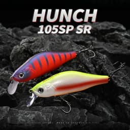 ALLBLUE HUNCH 105SP SR Fishing Lure Shad 105mm 28.5g Suspend Wobbler Minnow 1-1.5M Artificial Hard Plastic Bait Bass Pike Tackle