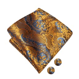 Hi-Tie Pre-tied Men's Bowtie Hanky Cufflinks Set Bow Tie Cravat for Male Jacquard Solid Paisley Floral Men silk Wedding Business