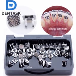 10Pcs/Bag DENTASK Dental Orthodontic Bite Turbos & Tongue Tamers Bondable For Deep Overbite & Tongue Thrust Correction