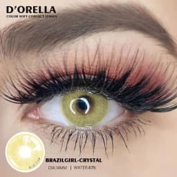 D'ORELLA 1 Pair(2pcs) Natural Color Lens Eyes Yearly Color Contact Lenses For Eyes Beauty Contact Lenses Eye Cosmetic Color Lens