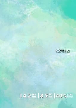 D'ORELLA 1 Pair(2pcs) Natural Color Lens Eyes Yearly Color Contact Lenses For Eyes Beauty Contact Lenses Eye Cosmetic Color Lens