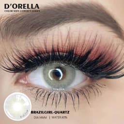 D'ORELLA 1 Pair(2pcs) Natural Color Lens Eyes Yearly Color Contact Lenses For Eyes Beauty Contact Lenses Eye Cosmetic Color Lens