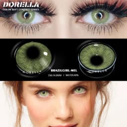 D'ORELLA 1 Pair(2pcs) Natural Color Lens Eyes Yearly Color Contact Lenses For Eyes Beauty Contact Lenses Eye Cosmetic Color Lens