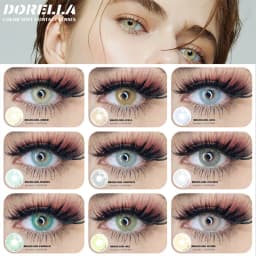 D'ORELLA 1 Pair(2pcs) Natural Color Lens Eyes Yearly Color Contact Lenses For Eyes Beauty Contact Lenses Eye Cosmetic Color Lens