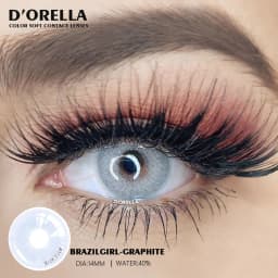 D'ORELLA 1 Pair(2pcs) Natural Color Lens Eyes Yearly Color Contact Lenses For Eyes Beauty Contact Lenses Eye Cosmetic Color Lens