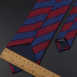 8cm New Fashion Stripe Men's Tie Classic Polyester Bright Necktie Business Meeting Formal Necktie Accessories Daily Wear Cravat