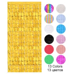 2M Birthday Party Decoration Backdrop Curtain Sequin Wedding Decor Background Baby Shower Glitter Backdrop Adult Anniversary