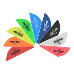 36pcs 2inch Rubber Arrow Feathers Archery Compound Recurve Bow Shooting High Speed Feather for Outdoor Bow Hunting Accessories