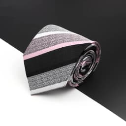 New Men's Tie Fashion Classic Polyester Stripe Paisley Red Blue Purple Wedding Party Designer Business 8cmJacquard Woven Necktie