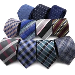 New Men's Tie Fashion Classic Polyester Stripe Paisley Red Blue Purple Wedding Party Designer Business 8cmJacquard Woven Necktie