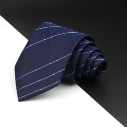 New Men's Tie Fashion Classic Polyester Stripe Paisley Red Blue Purple Wedding Party Designer Business 8cmJacquard Woven Necktie