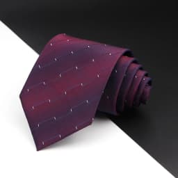 New Men's Tie Fashion Classic Polyester Stripe Paisley Red Blue Purple Wedding Party Designer Business 8cmJacquard Woven Necktie