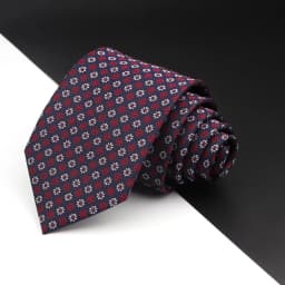 New Men's Tie Fashion Classic Polyester Stripe Paisley Red Blue Purple Wedding Party Designer Business 8cmJacquard Woven Necktie