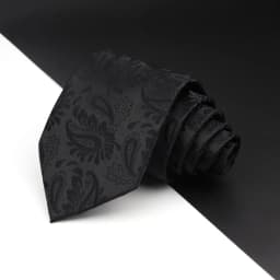 New Men's Tie Fashion Classic Polyester Stripe Paisley Red Blue Purple Wedding Party Designer Business 8cmJacquard Woven Necktie