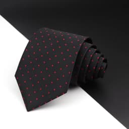 New Men's Tie Fashion Classic Polyester Stripe Paisley Red Blue Purple Wedding Party Designer Business 8cmJacquard Woven Necktie