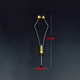 Hot 1piece Heavy Bullet Head Tapered Feet Bobbin Holders 4.5inch Smooth Flared Mouth Thin Piper Rolling Thread Fly Tying Tool