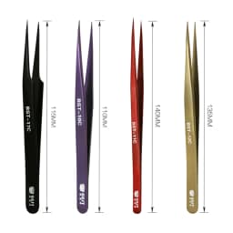 1Piece Ultra Precision Tweezers Antimagnetic Electroplate Forceps for Mobile Phone Tablet PC Picking Repair Tools