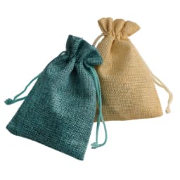 10pcs/lot Drawstring Natural Burlap Gift Bag Multi Size Flax Jewelry Packaging Wedding Party Candy Bags Can Print Logo