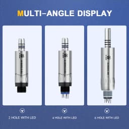Dental Inner Water Air Motor Slow Speed Handpiece Parts AI-M204/M205 Non-LED Turbine Connector AI-M205LG LED Generator Series