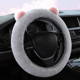 Fashion Bear Car Steering Wheel Cover Volant Plush Cartoon Car styling Braid on the Steering-wheel Funda volante 4 Colors Plush