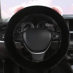 Fashion Bear Car Steering Wheel Cover Volant Plush Cartoon Car styling Braid on the Steering-wheel Funda volante 4 Colors Plush