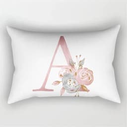 Pink Letter Cushion Cover 30x50 Polyester Pillowcase Sofa Cushions Decorative Throw Pillows Home Decoration Pillowcover