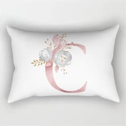 Pink Letter Cushion Cover 30x50 Polyester Pillowcase Sofa Cushions Decorative Throw Pillows Home Decoration Pillowcover