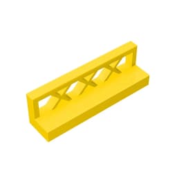 Gobricks GDS-881 Fence 1 x 4 x 1 compatible with lego 3633 pieces of children's DIY Educational Building Blocks Technical
