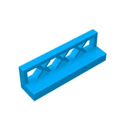 Gobricks GDS-881 Fence 1 x 4 x 1 compatible with lego 3633 pieces of children's DIY Educational Building Blocks Technical