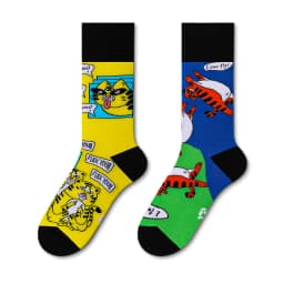 Cross Border New Spring/Summer Personalized Cartoon AB Fashion Socks Creative Cartoon Couple Cotton Socks