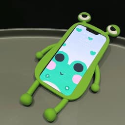 Funny Soft Silicone 3D Frog Phone Case For iPhone 14 13 11 12 15 16 17 18 Pro Max XS 8 Plus Cartoon Cute Shockproof Bumper Cover