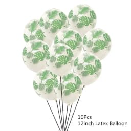 10Pcs 12inch Animal Printed Giraffe Latex Balloons Kids Happy Birthday Party Decoration Baby Shower Jungle Safari Party Supplies