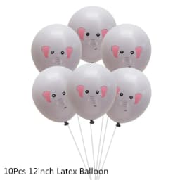 10Pcs 12inch Animal Printed Giraffe Latex Balloons Kids Happy Birthday Party Decoration Baby Shower Jungle Safari Party Supplies