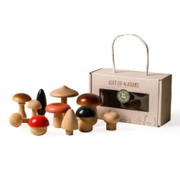 Wooden Building House Block Forest Ornaments Toy Christmas Tree Children Montessori Education Toy Wooden Grasp Matching Toy Gift