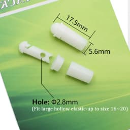 5pcs Accessories For Carp Fishing Pole Elastic Connectors Pole Tip Bushes Fishing Tackle Boxe Elastic Marker Feeder Carp Tackle