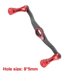 EKfan 105MM Carbon Fiber Baitcasting Reel Handle for DAI/SHI 8x5/7x4 Hole Modification Reel Handle Fishing Gear Accessory