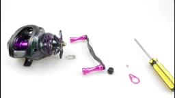 EKfan 105MM Carbon Fiber Baitcasting Reel Handle for DAI/SHI 8x5/7x4 Hole Modification Reel Handle Fishing Gear Accessory