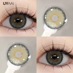UYAAI Color Blue Contact Lenses 1 Pair Natural Eye Color Lens Yearly Colored Green Pupils For Eyes Contacts