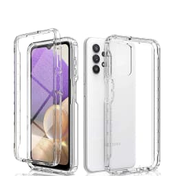 360 Full Body Case For Samsung Galaxy A12 A32 A22 A52 A53 A73 A52s A33 S21 S22 Ultra Double Sided Silicone TPU Transparent Coque
