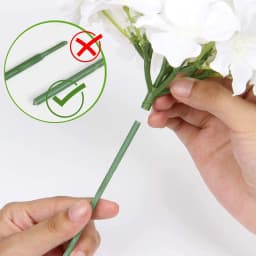 5PCS 54 Heads Silk Hydrangea Heads Artificial Flowers Heads with Stems Fake Hydrangea Flowers for Home Wedding Party Decoration