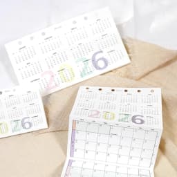 Fromthenon A6 A7 M5 2026 Calendar 8-folding 2026 Loose-leaf Notebook Calendar Year Month Plan Schedule Loose-leaf Inner Page