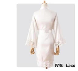 Summer Lace Sleepwear Bride&Bridemaid Wedding Robe Gown Solid Embroidery Kimono Bathrobe Women Casual Home Night Dress M L Xl