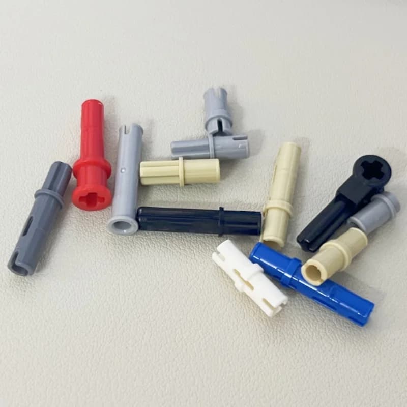 50PCS Peg Cross Connector Bolt Pin MOC High-tech Part Small Particles Building Block Compatible with Parts 2780 6628 3673 32054