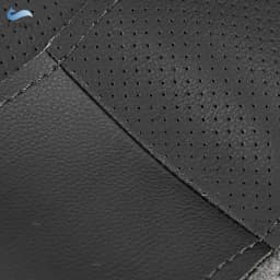 For Toyota Land Cruiser Prado 120 Tacoma 4Runner Tundra Hilux Highlander Sequoia Sienna Steering Wheel Black Leather Cover Trim