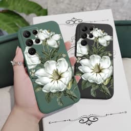 Wild Flowers Phone Case For Samsung Galaxy S25 S24 S23 S22 S21 S20 Ultra Plus FE S10 S9 S10E Note 20 ultra 10 9 Plus Cover